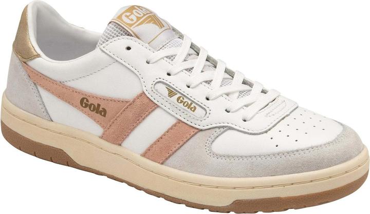 Gold, Pearl Pink, White