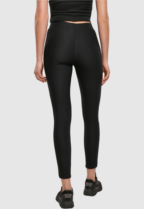 Actual product image Urban Classics Ladies Tech Mesh Rib Leggings (S)