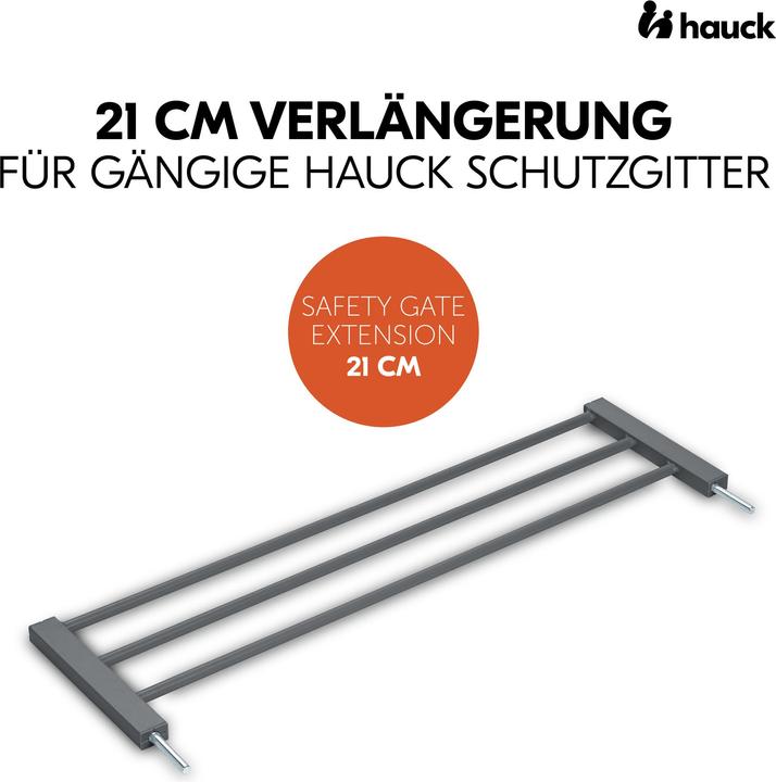 Productafbeelding Hauck Safety Gate Extension 21 cm Donkergrijs (21 cm)