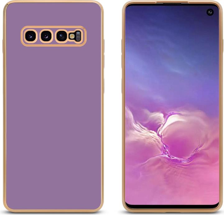 Produktbild Cadorabo Hülle für Samsung Galaxy S10 PLUS im TPU mit Kameraschutz LM130 Style (Samsung Galaxy S10+)