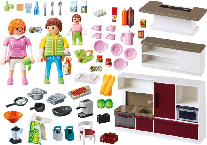 Produktbild Playmobil Grosse Familienküche (9269, Playmobil City Life)