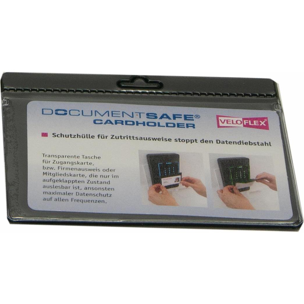 Thumbnail - Veloflex, Mappe, Ausweishülle Document Safe Cardholder PVC Spezialfolie schwarz (1 x)