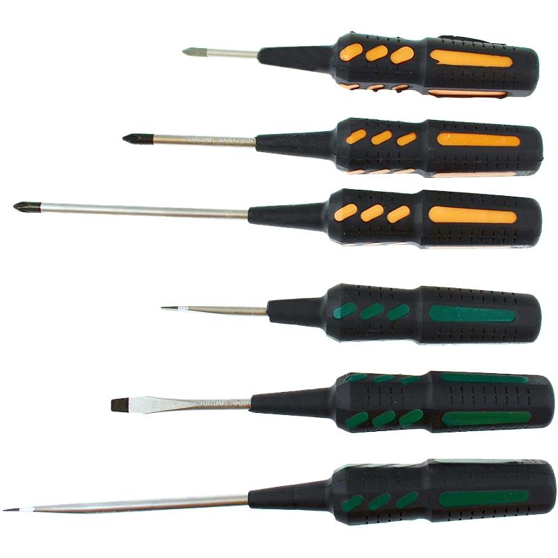 Jobi, Schraubenzieher, WKRĘTAKI 6szt. DŁUGA RĄCZKA 15430