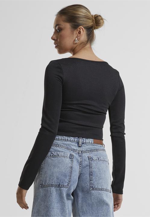 Image du produit Urban Classics Pull crop top manches longues femme (M, S)