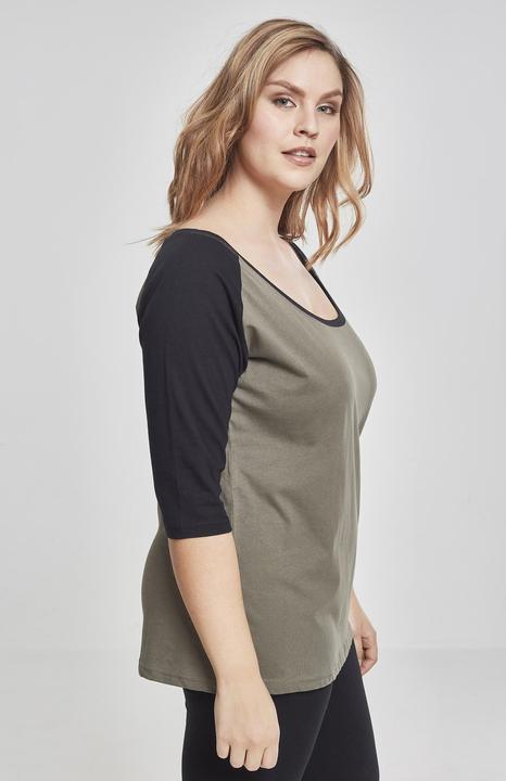 Actual product image Urban Classics Ladies 3/4 Contrast Raglan Tee (5XL)