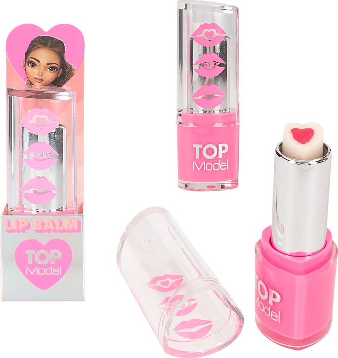 Produktbild Top Model Topmodel - Heart in Heart Lipbalm - Pink, Red - 3.7 grams
