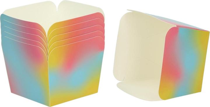 Produktbild Party-Snackboxen aus Papier klein, 6 Stk. (6 x)