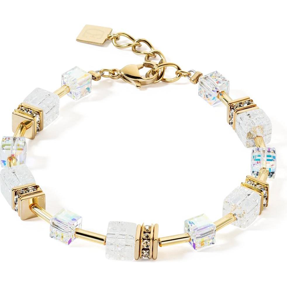 Coeur de Lion, Armschmuck, GeoCube Iconic Nature Armband, (18.50 cm, Edelstahl)