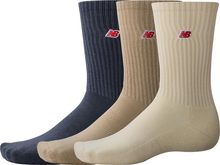 Produktbild New Balance NB Patch Logo Crew 3 Pair (3er Pack, S)