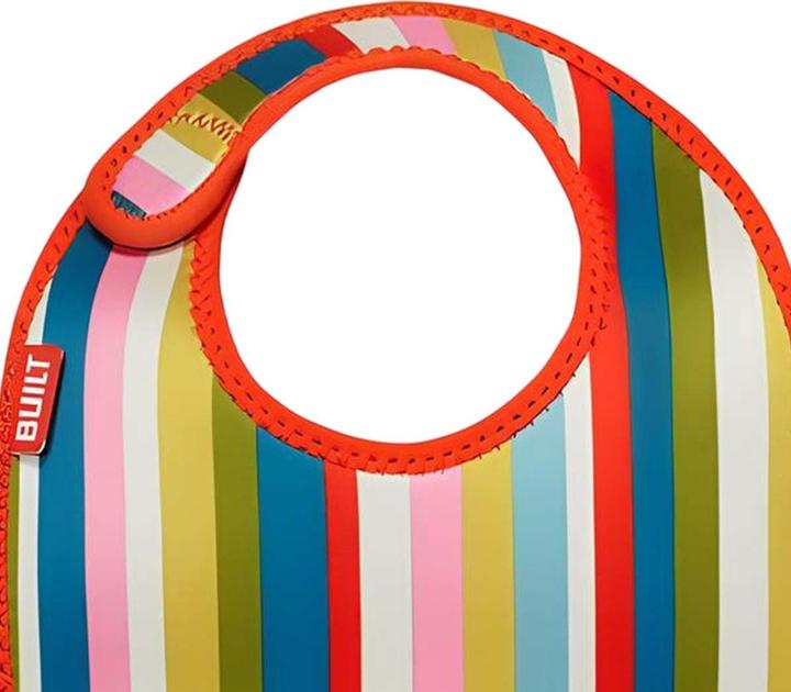Actual product image Built Bib Mess Mate Baby Pink Stripe 2 pcs (6 Months)