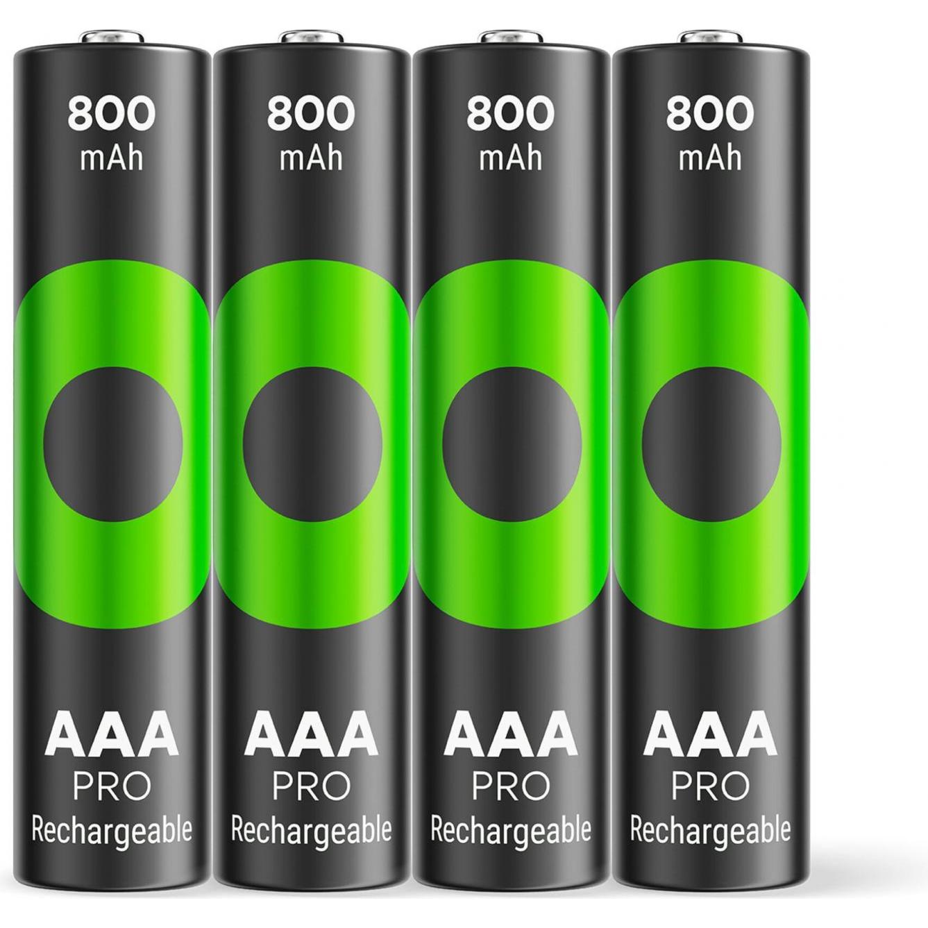 GP Batteries Recharable batteries others (4 Stk., AAA, 800 mAh), Batterien + Akkus