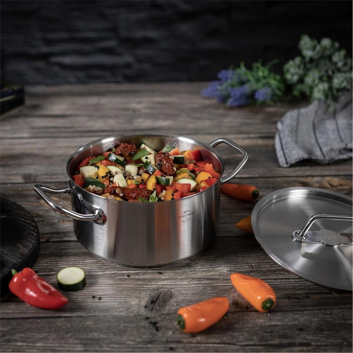 Image du produit Kuhn Rikon Montreux (20 cm, Casserole, Acier inoxydable)