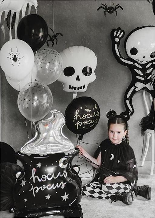 Produktbild Partydeco Folienballon Schädel 36 x 4 cm, 1 Stück (1 Stück)