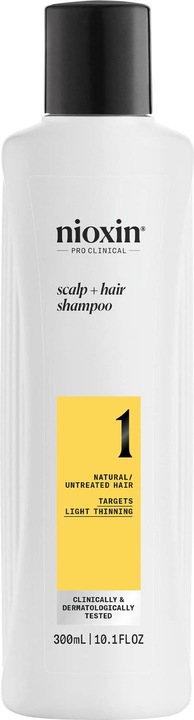 Nioxin Scalp + Hair System 1 Shampoo (300 ml, Flüssiges Shampoo)