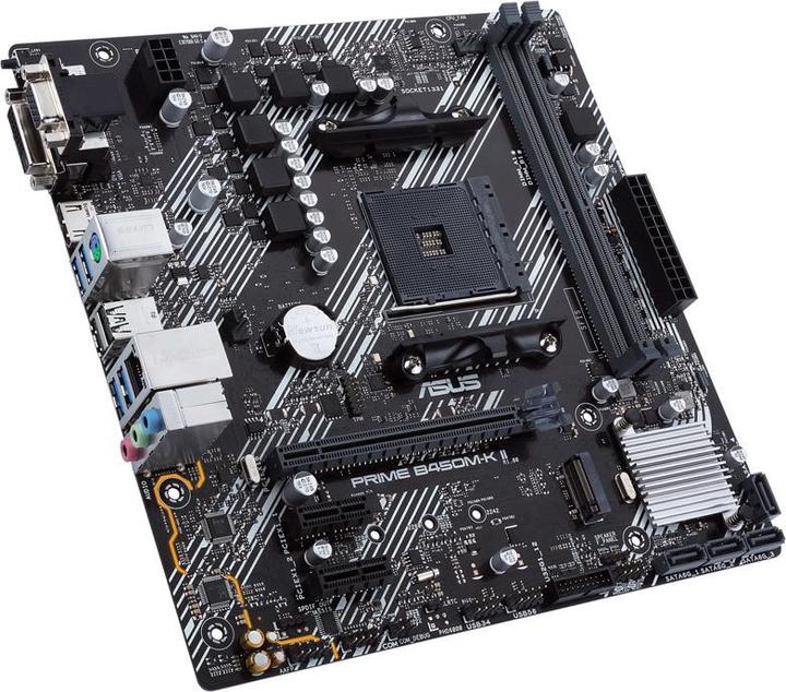 Image du produit ASUS PRIME B450M-K II (AM4, AMD B450, mATX)