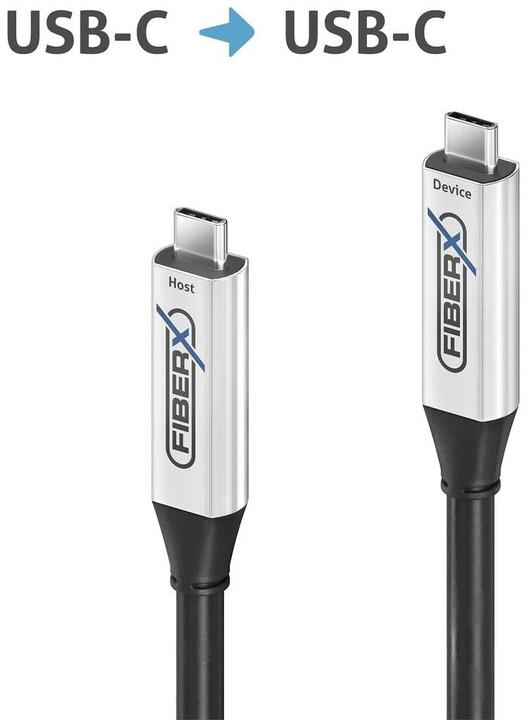 Image du produit Purelink Série - Câble USB 3.2 Gen 2x1 Fibre Active USB-C 12.0m (12 m, USB 3.2 Gen 1, 4.50 W)