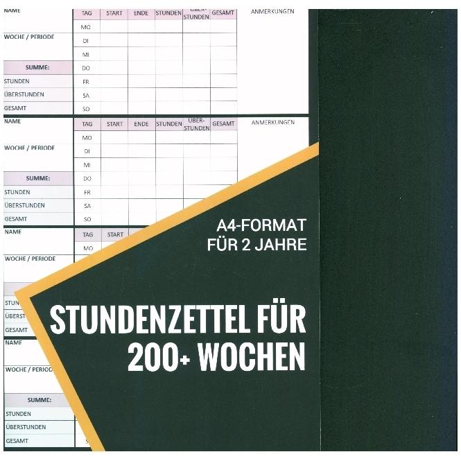 Bookmundo Direct Stundenzettel und Mehr:Stundenzettel fü (A4) (53475709)