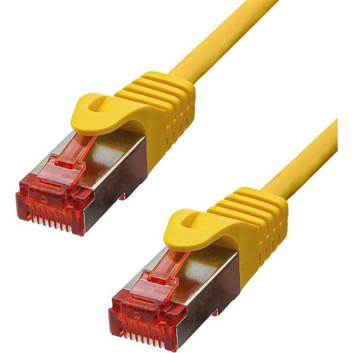 ProXtend F/UTP CAT6 LSZH AWG 26 CU Yellow 10M (F/UTP, CAT6, 10 m), Netzwerkkabel