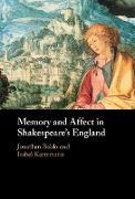Actual product image Memory and Affect in Shakespeare's England (English, Isabel Karremann, Jonathan Baldo)