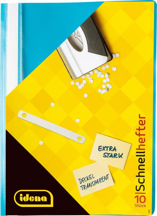 Produktbild Idena Schnellhefter PP extra stark türkis DIN A4 (A4, 1 x)