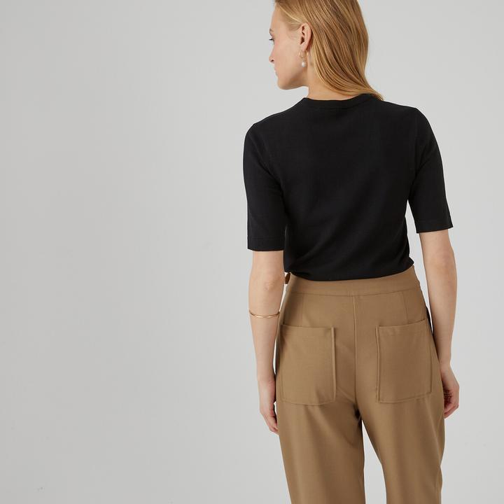 Produktbild La Redoute Collections Kurzärmeliger Pullover (M)