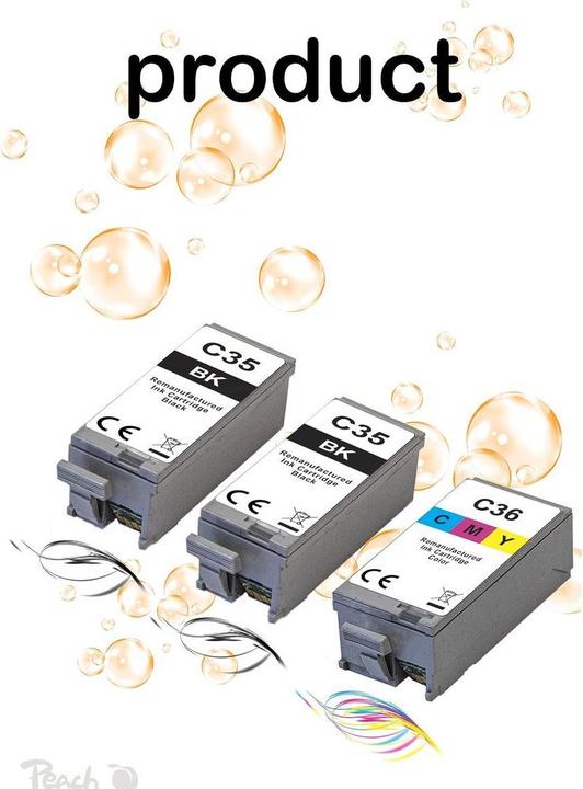 Produktbild Peach PGI-35/CLI-36 (BK, C, M, Y)