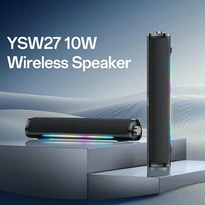 Actual product image Yesido BT Speaker YSW27, 10W, RGB, Black