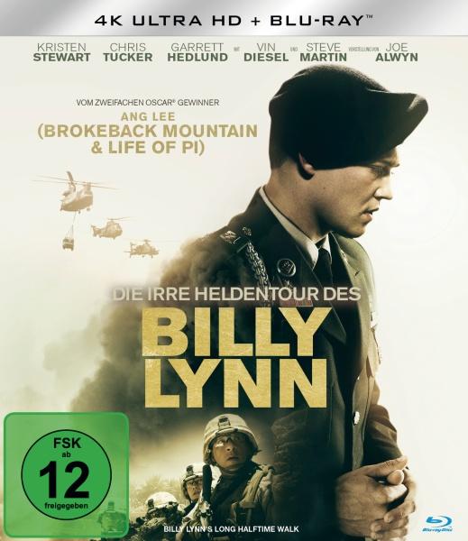 Actual product image The Crazy Hero Tour of Billy Lynn (4k Blu-ray, 2016, German)