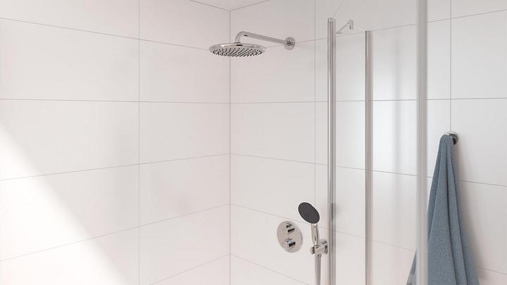 Actual product image Grohe Precision Thermostat Duschsystem Unterputz mit Vitalio Start 250 (1 Strahlart) und Vitalio Comfort 1