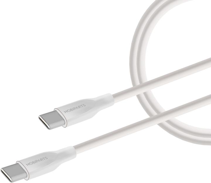 Actual product image Mobiparts Wall Charger Dual USB-C/USB-A with USB-C to USB-C cable White (20 W)