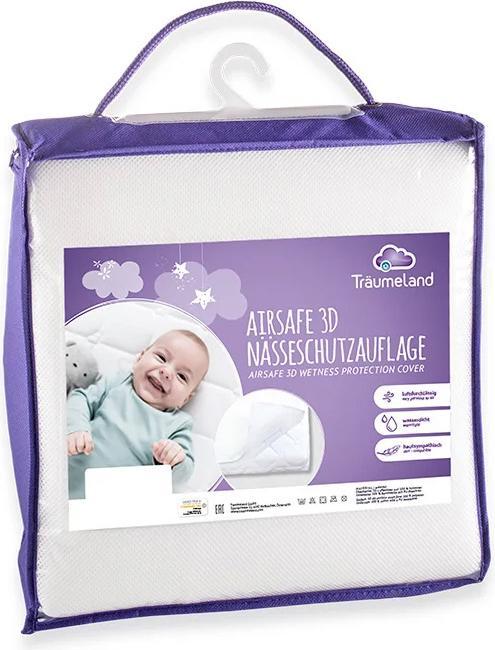 Actual product image Träumeland Airsafe 3D wetness protection pad (120 x 200 cm)