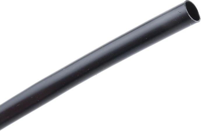 SES Sterling PVC Black Cable Sleeve, 6mm Diameter, 25m Length, Plio-Super Series, Rolle à 25 Meter