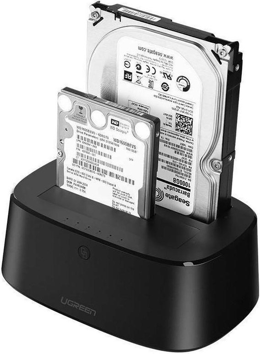 Productafbeelding Ugreen SATA harde schijf docking station voor 2,5" en 3,5" SSD HDD