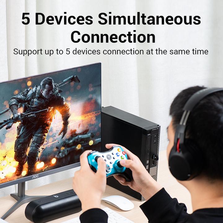 Image du produit Vention Adaptateur USB Bluetooth 5.0 CDSB0 (black) (Emetteur & Récepteur)