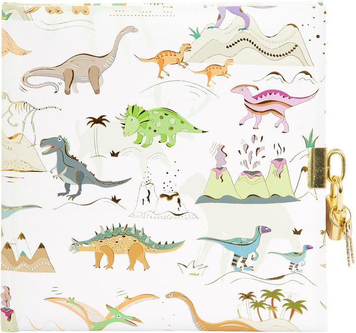 Actual product image Goldbuch Diary 16.5x16.5 96S.Dinosauria (16.5 x 16.5 cm, Plain, Hardcover)