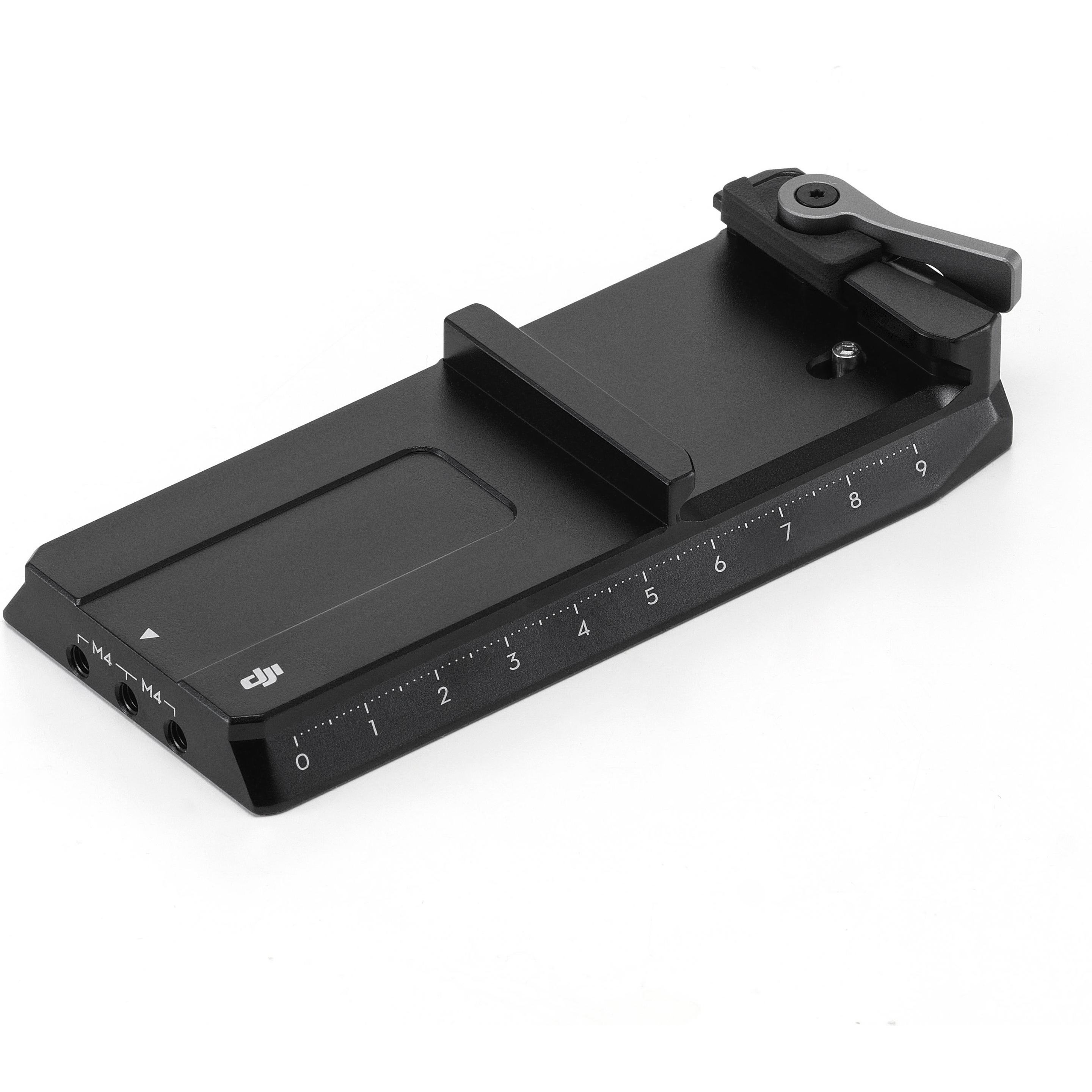 DJI RS Lower Quick-Release Plate (2024) (Gimbal Montageplatte), Gimbal Zubehör, Schwarz
