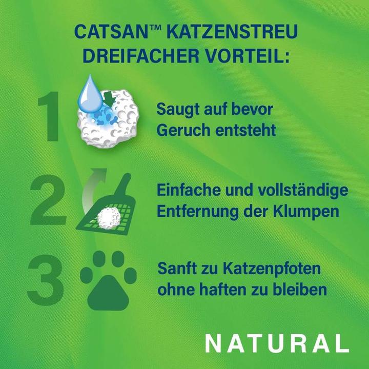 Actual product image Catsan Natural (Biodegradable, Clumping, Neutralizing, 4.50 kg)