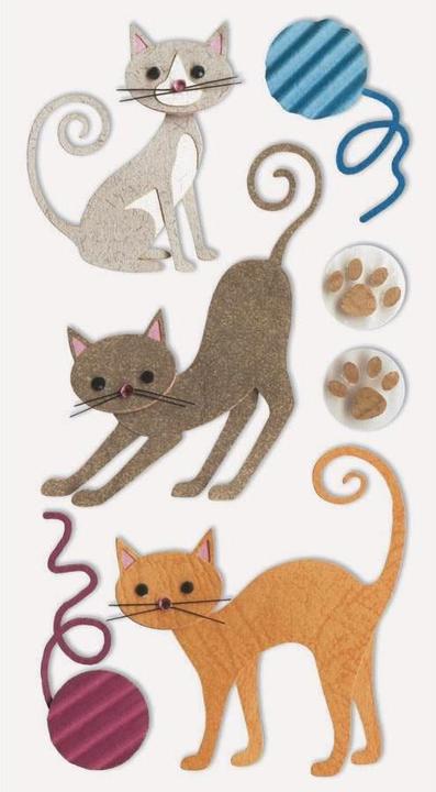 Heyda Motivsticker Katzen (7 Sticker)