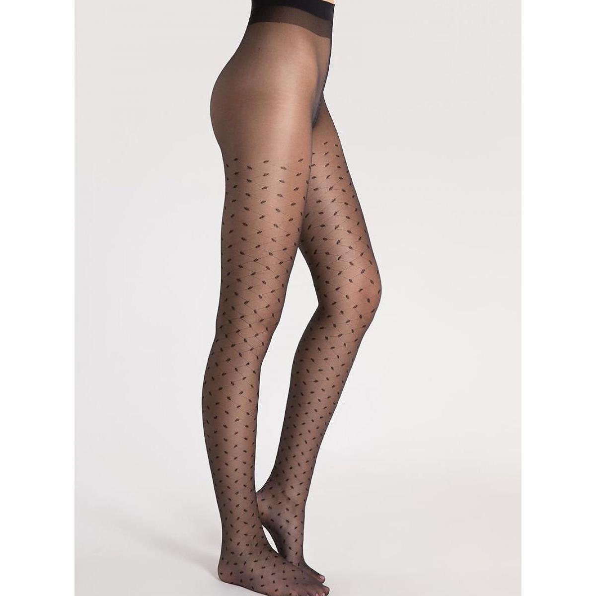 Fiore, Damen, Strümpfe, Strumpfhose model, Schwarz