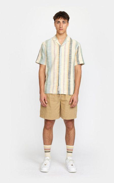 Actual product image Revolution Short-Sleeved Cuban Cotton Shirt (M)