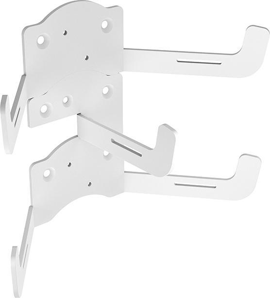 Produktbild Multibrackets Kabelhalterung Wand, Metall, weiss, max 2 kg (22.40 cm)
