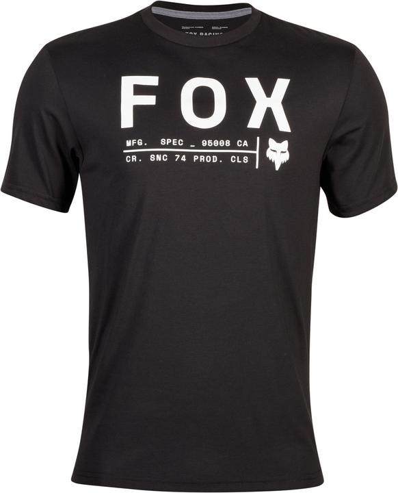 Image du produit Fox Tee 23 Non Stop Ss Tech Blk XL (XL)
