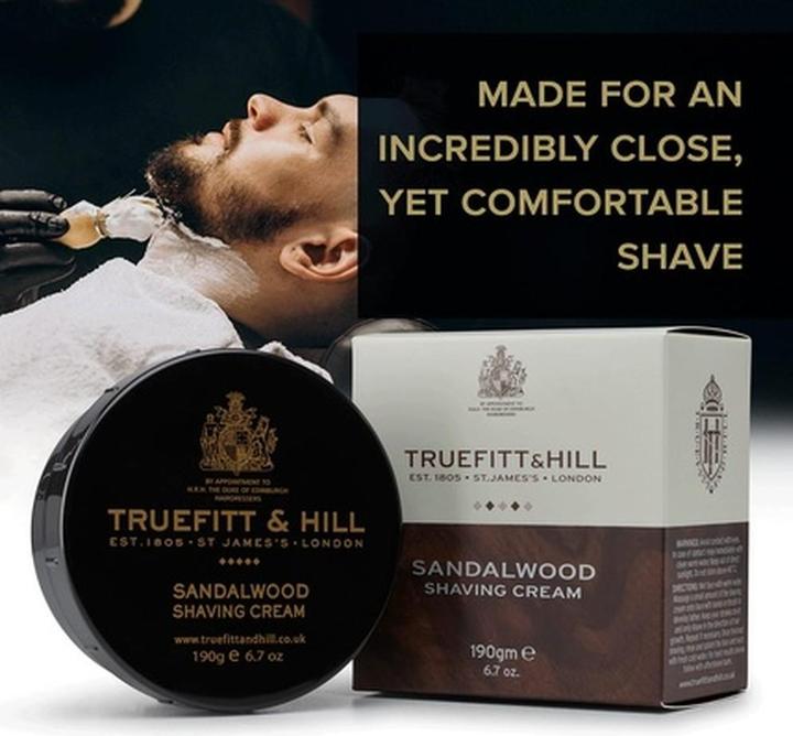 Produktbild Truefitt & Hill Sandelholz Rasiercreme Schale 6,7 Unzen (Rasiercreme)