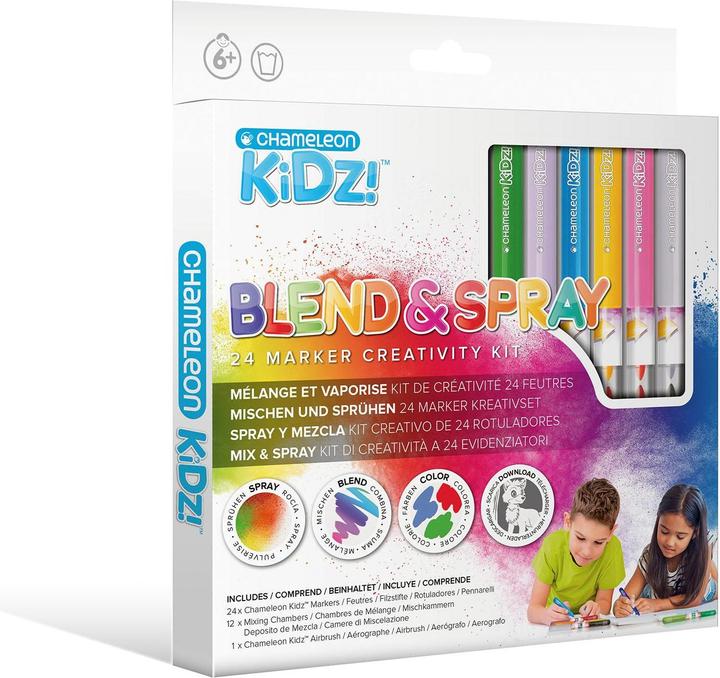 Produktbild Chameleon Airbrush Blend & Spray Set (Mehrfarbig, 24 x)