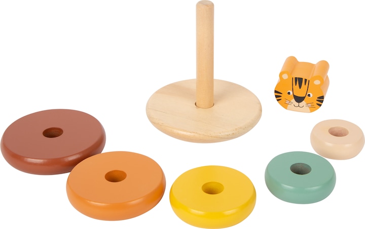 Actual product image small foot Stacking Tower Tiger Safari
