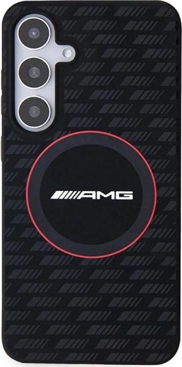 Produktbild Mercedes AMG AMHMM23SMRK + S926 czarny/black hardcase Silicone Carbon Pattern MagSafe (Samsung Galaxy S24+)