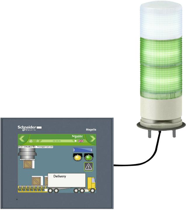 Produktbild Schneider Electric USB Tower Light 100mm, direct mount