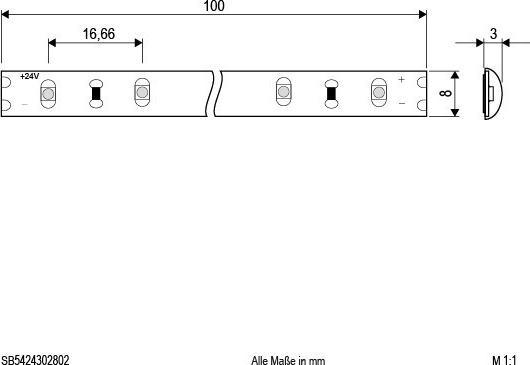 Image du produit EVN-Lichttechnik Bande LED (Blanc, 500 cm, Intérieur)