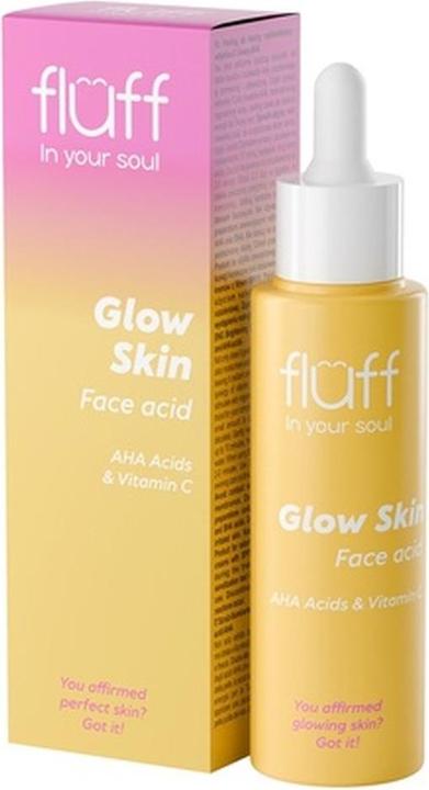Fluff In Your Soul Glow Skin Face Acid Illuminating Face Scrub Vitamin C. Aha Acid 40Ml (Reinigungspeeling, 40 ml)