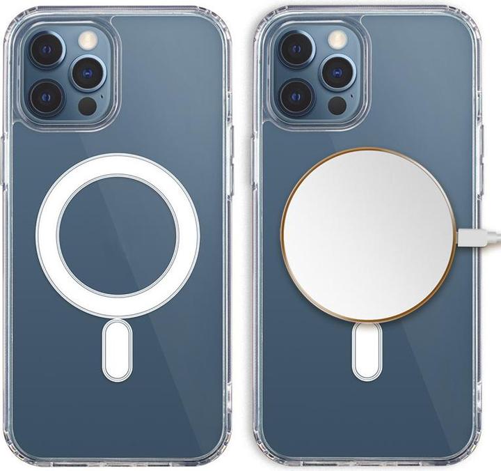 Actual product image OEM Anti Shock 1,5 mm Magsafe case for iPhone 13 Mini 5,4" transparent (Apple iPhone 13 mini)